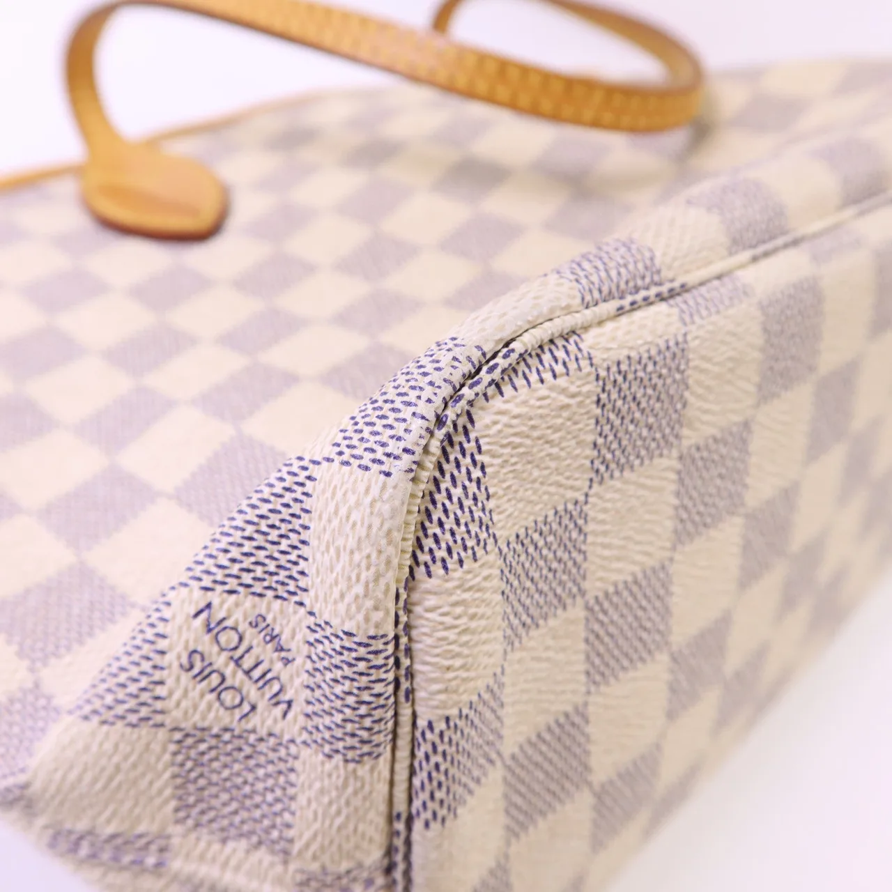 LOUIS VUITTON Neverfull N41362 Tote Bag Coated Canvas 白色 Coated Canvas Rank B - Thumbnail 12