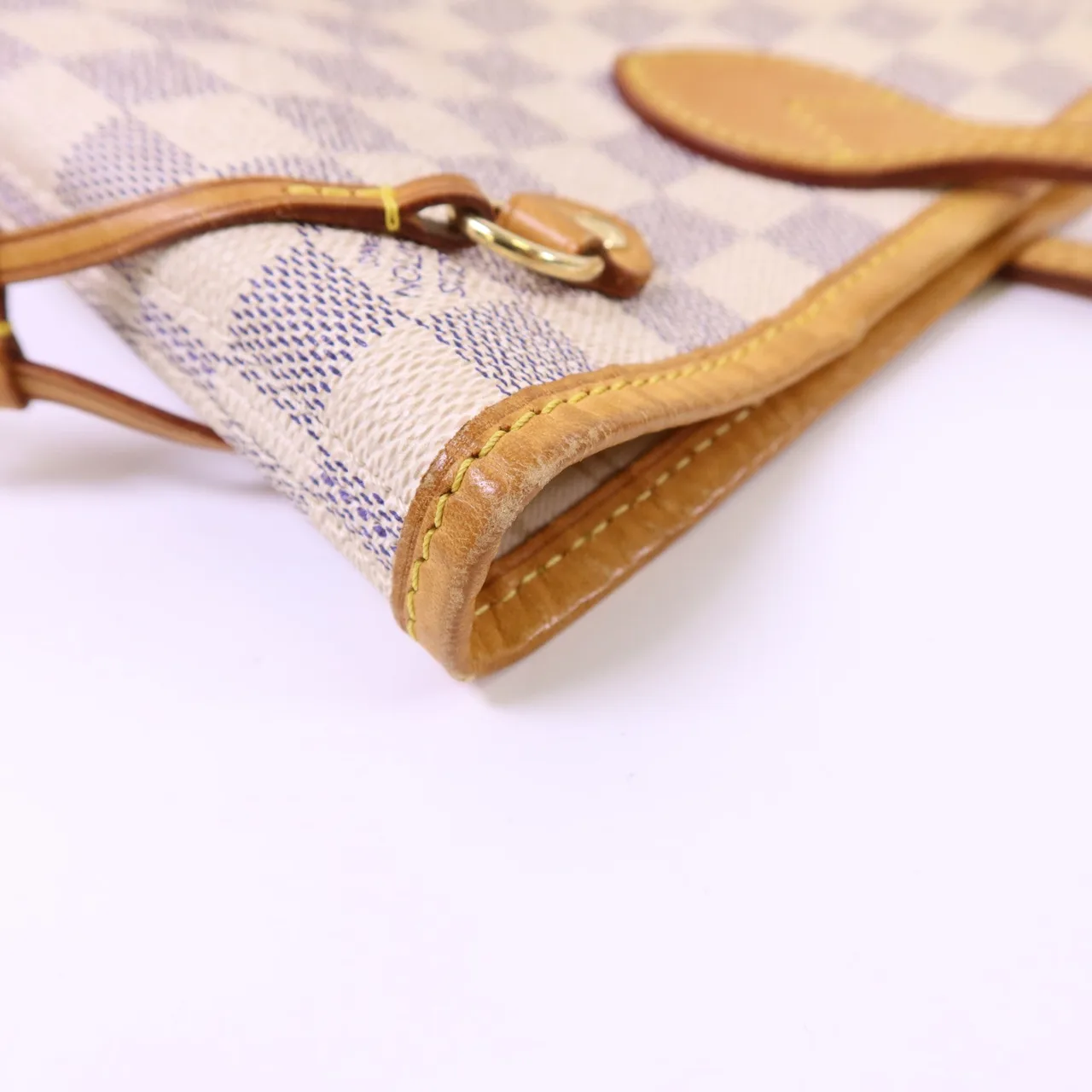 LOUIS VUITTON Neverfull N41362 Tote Bag Coated Canvas 白色 Coated Canvas Rank B - Thumbnail 16