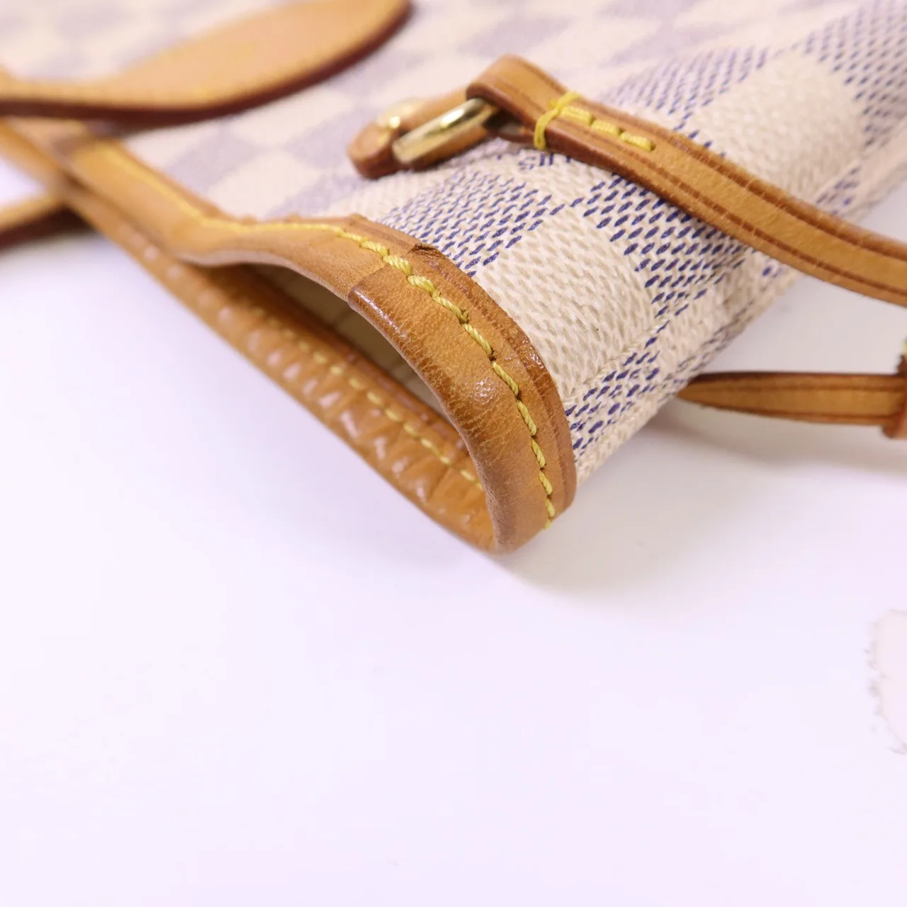 LOUIS VUITTON Neverfull N41362 Tote Bag Coated Canvas 白色 Coated Canvas Rank B - Thumbnail 17