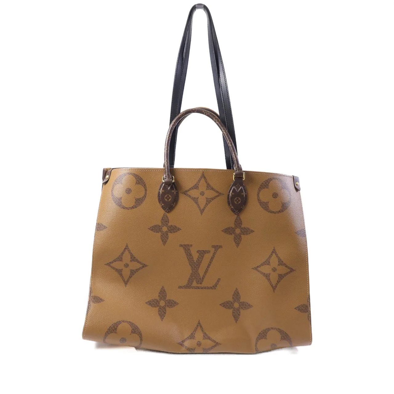 LOUIS VUITTON OnTheGo M45320 2-Way Bag Coated Canvas 棕色 Coated Canvas Rank A - Thumbnail 2