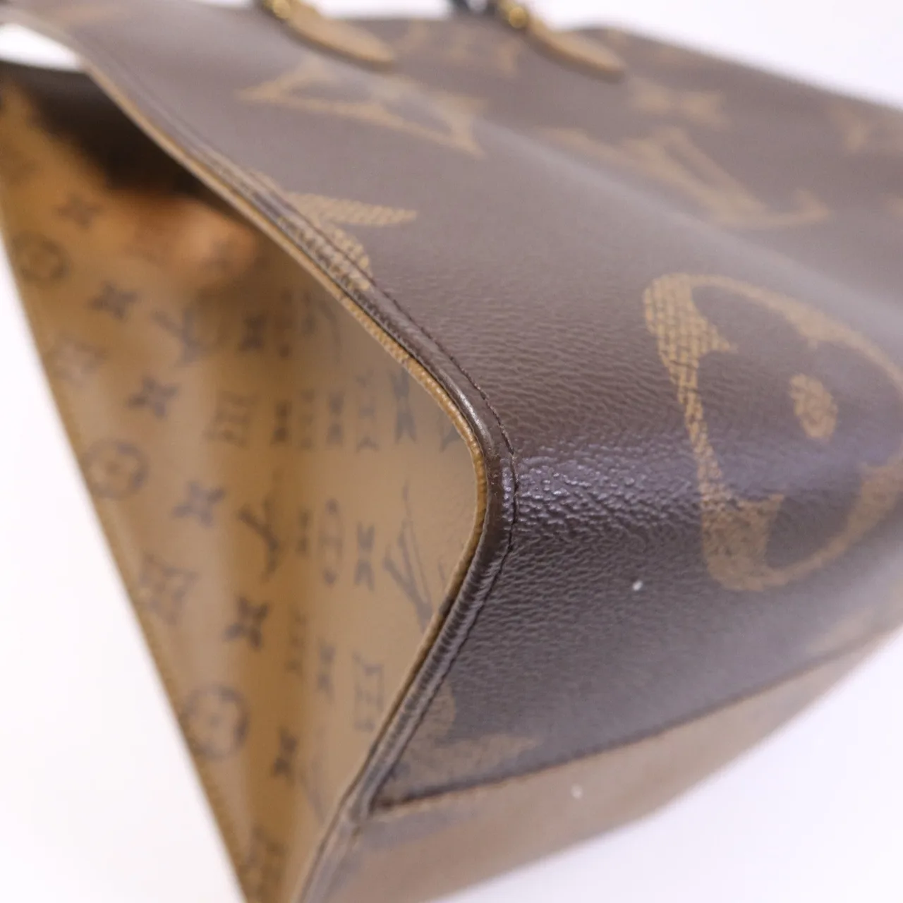 LOUIS VUITTON OnTheGo M45320 2-Way Bag Coated Canvas 棕色 Coated Canvas Rank A - Thumbnail 6