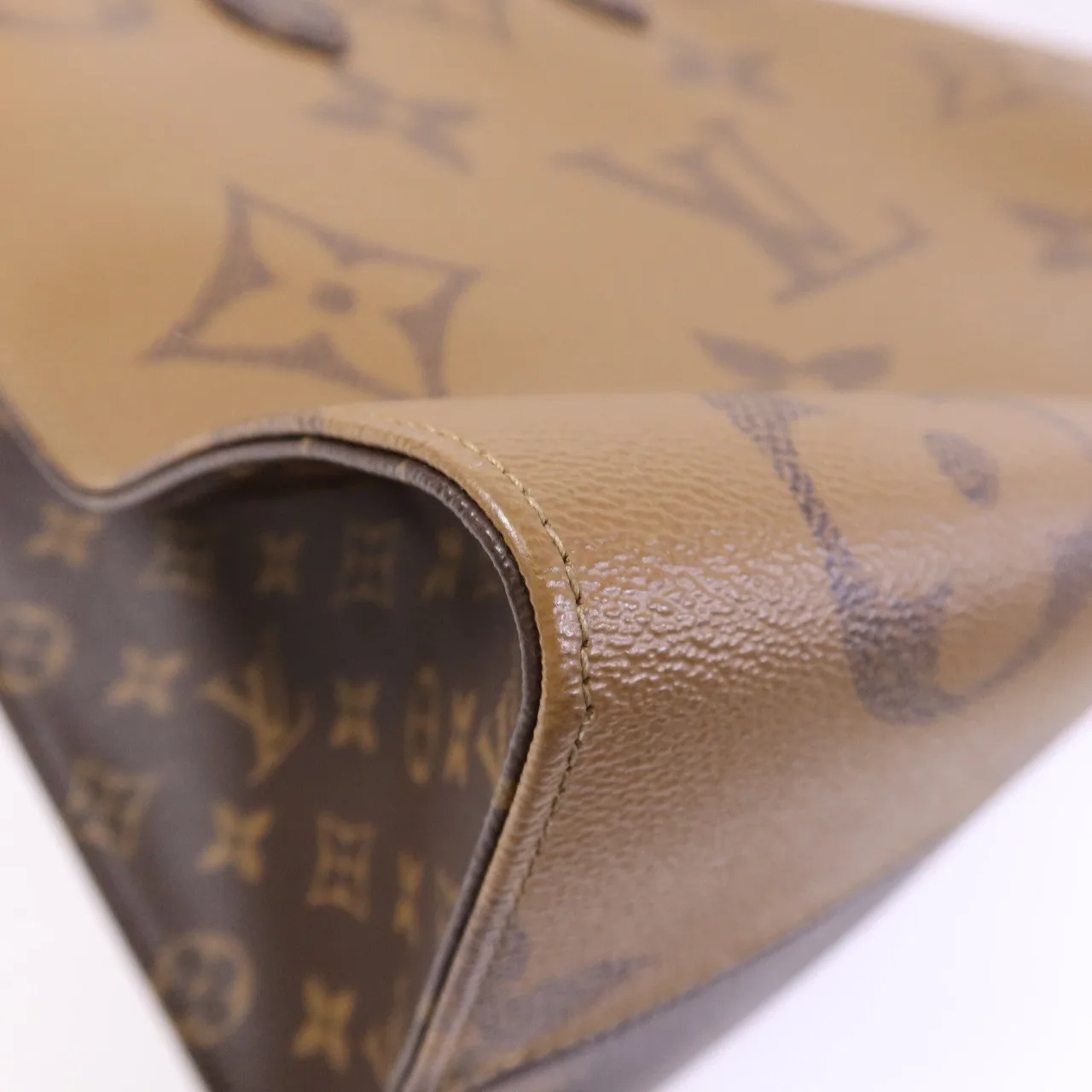 LOUIS VUITTON OnTheGo M45320 2-Way Bag Coated Canvas 棕色 Coated Canvas Rank A - Thumbnail 8