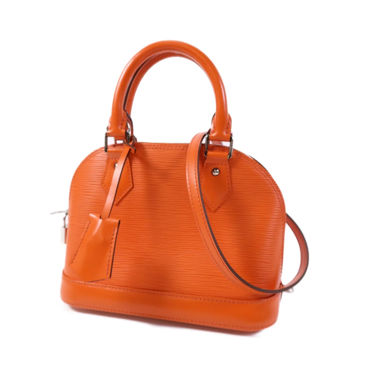 LOUIS VUITTON Alma M40854 2-Way Bag Calfskin 橘色 / Orange Calfskin Rank A - Thumbnail 3