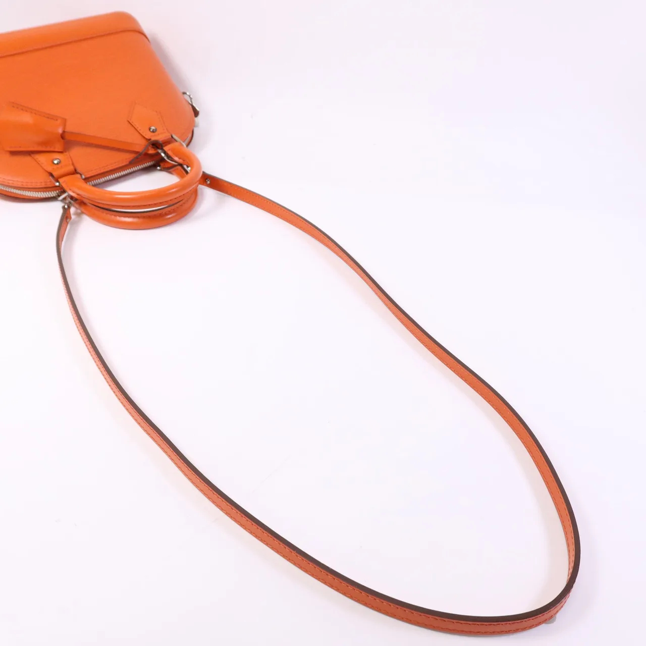 LOUIS VUITTON Alma M40854 2-Way Bag Calfskin 橘色 / Orange Calfskin Rank A - Thumbnail 9