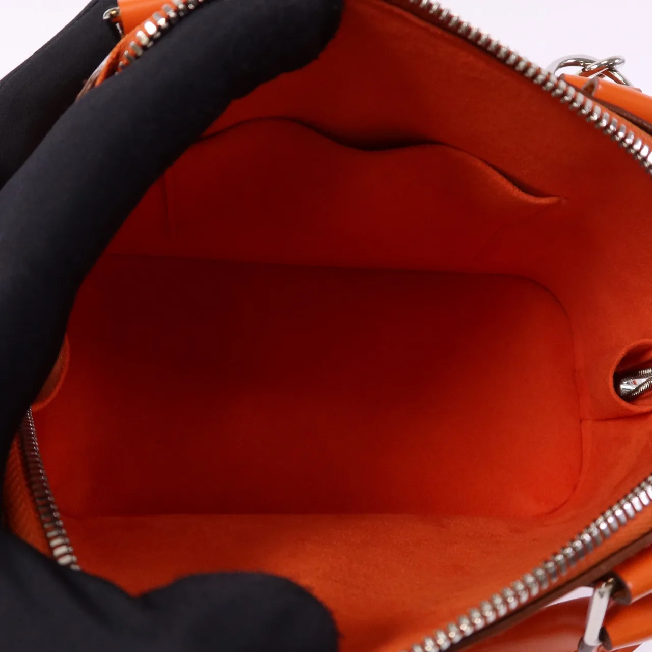 LOUIS VUITTON Alma M40854 2-Way Bag Calfskin 橘色 / Orange Calfskin Rank A - Thumbnail 11