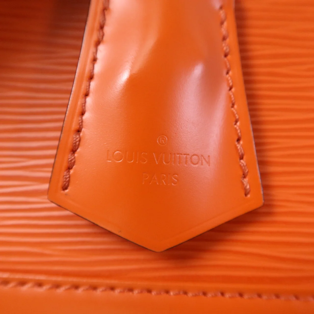 LOUIS VUITTON Alma M40854 2-Way Bag Calfskin 橘色 / Orange Calfskin Rank A - Thumbnail 13