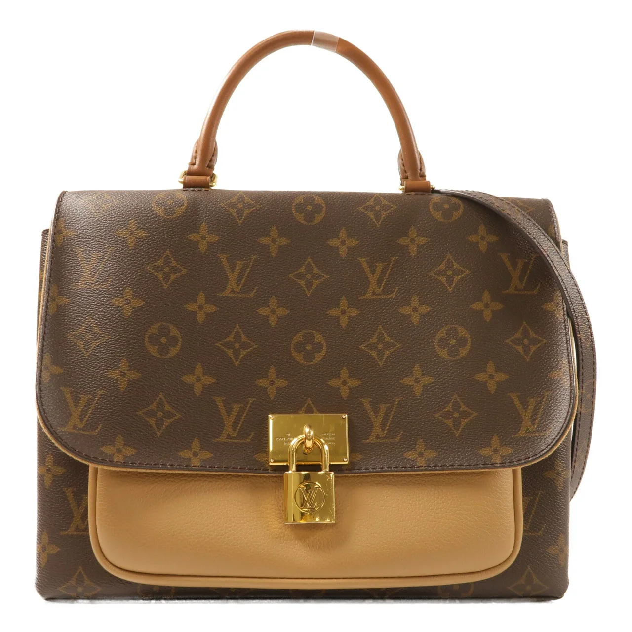 LOUIS VUITTON Marignan M44257 2-Way Bag Coated Canvas 棕色 / Brown