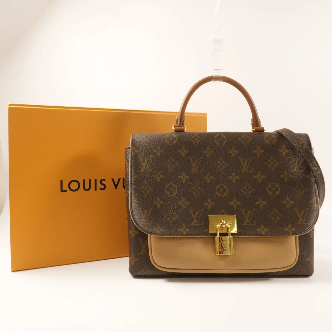 LOUIS VUITTON Marignan M44257 2-Way Bag Coated Canvas 棕色 / Brown Coated Canvas Rank B - Thumbnail 12