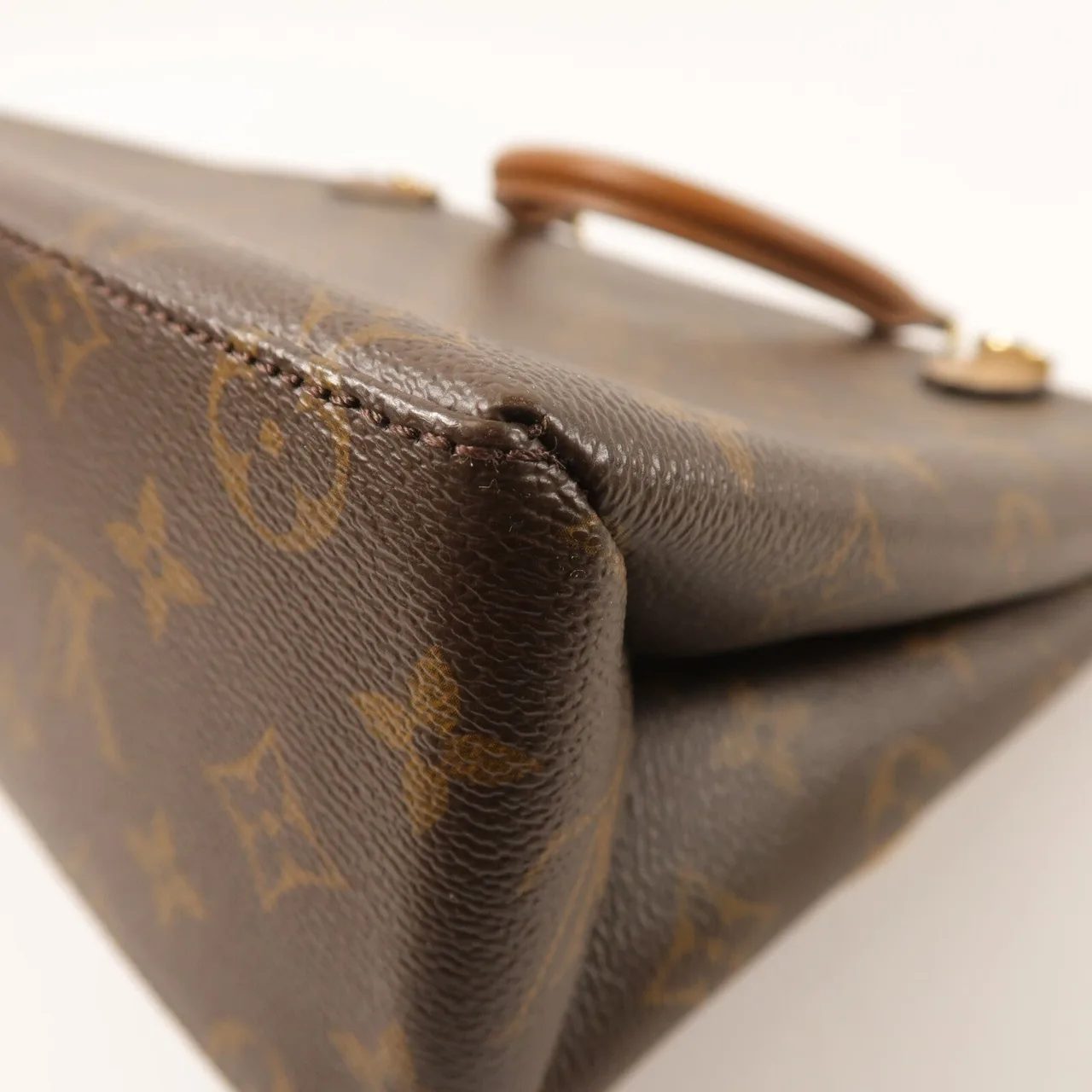 LOUIS VUITTON Marignan M44257 2-Way Bag Coated Canvas 棕色 / Brown Coated Canvas Rank B - Thumbnail 16