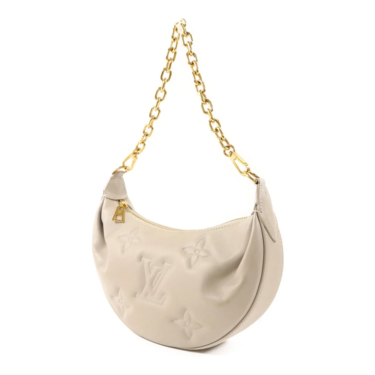 LOUIS VUITTON Over The Moon M59799 2-Way Bag Calfskin 灰色 / Gray Calfskin Rank B - Thumbnail 3