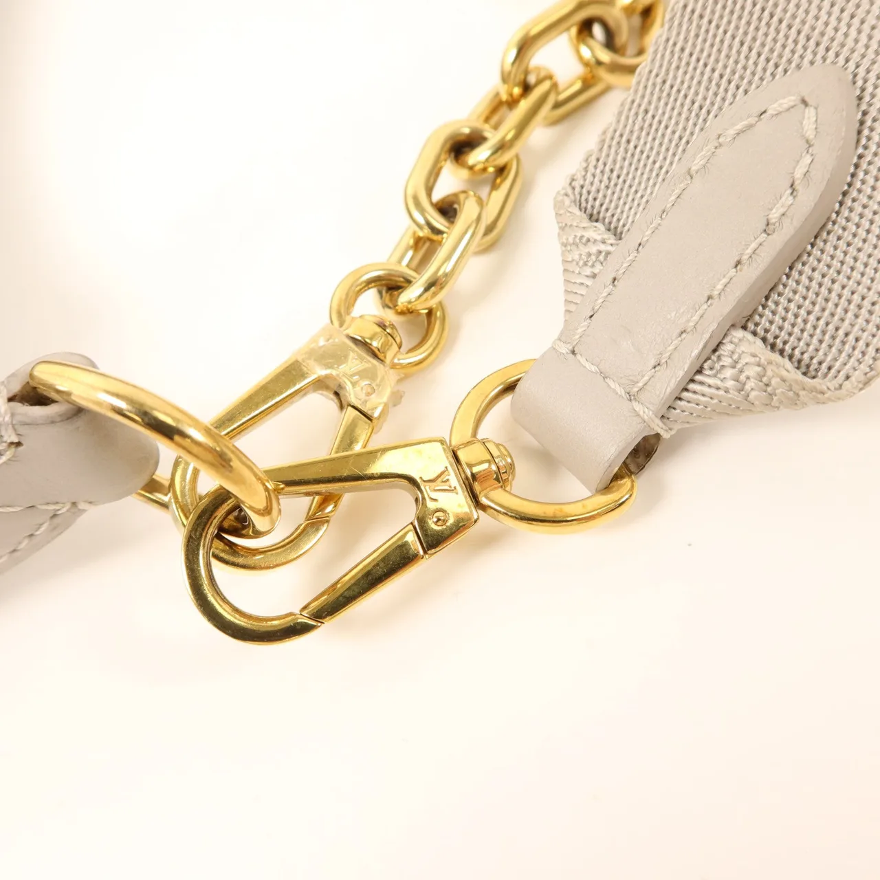 LOUIS VUITTON Over The Moon M59799 2-Way Bag Calfskin 灰色 / Gray Calfskin Rank B - Thumbnail 9