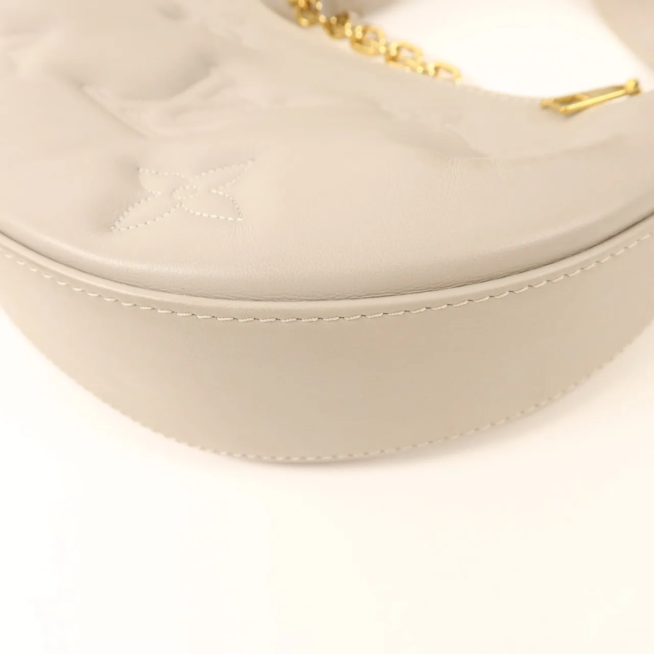 LOUIS VUITTON Over The Moon M59799 2-Way Bag Calfskin 灰色 / Gray Calfskin Rank B - Thumbnail 10