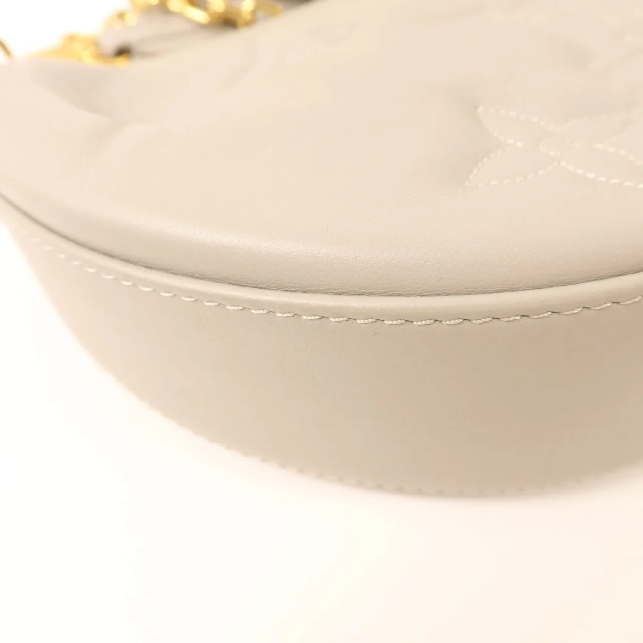 LOUIS VUITTON Over The Moon M59799 2-Way Bag Calfskin 灰色 / Gray Calfskin Rank B - Thumbnail 13