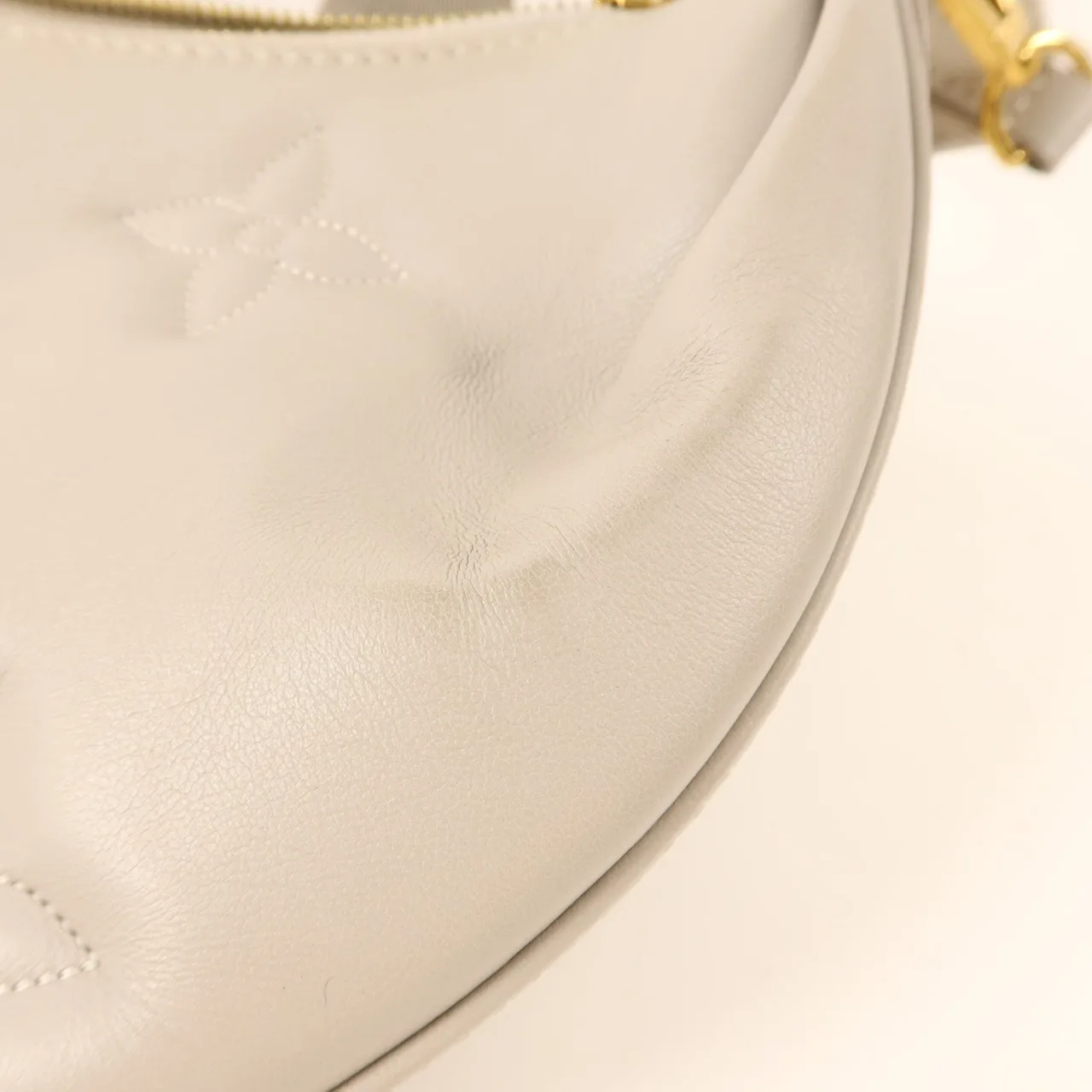 LOUIS VUITTON Over The Moon M59799 2-Way Bag Calfskin 灰色 / Gray Calfskin Rank B - Thumbnail 15