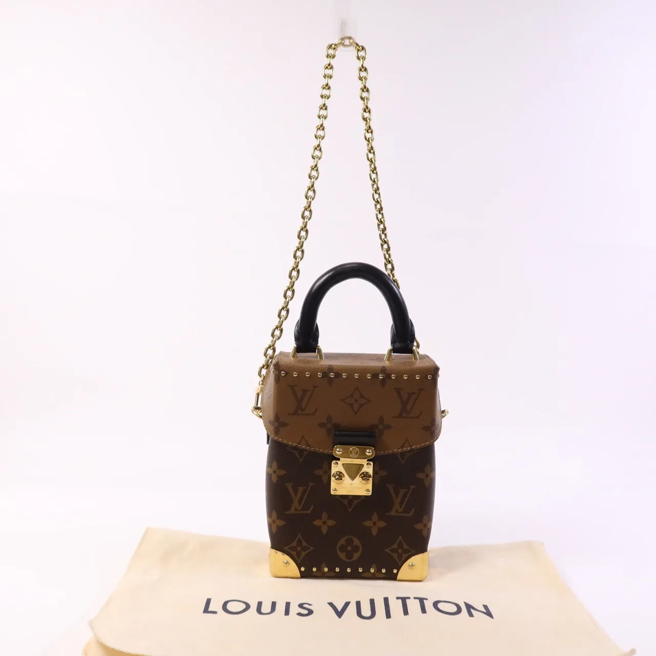 LOUIS VUITTON Camera Box M82465 2-Way Bag Coated Canvas 棕色 / Brown Coated Canvas Rank B - Thumbnail 9