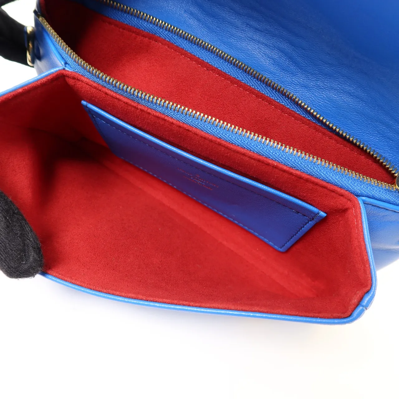 LOUIS VUITTON Coussin M80743 Shoulder Bag Lambskin 藍色 / 紅色 / Blue Lambskin Rank A - Thumbnail 5