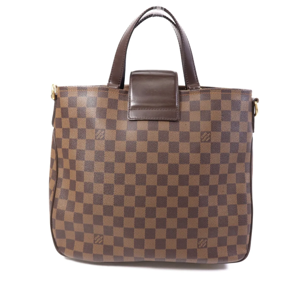 LOUIS VUITTON N41177 2-Way Bag Coated Canvas 棕色 Coated Canvas Rank B - Thumbnail 2