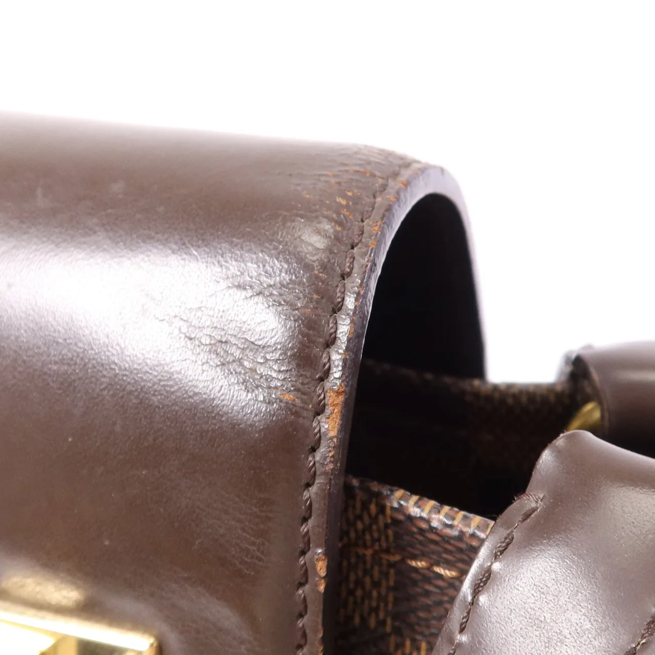 LOUIS VUITTON N41177 2-Way Bag Coated Canvas 棕色 Coated Canvas Rank B - Thumbnail 14