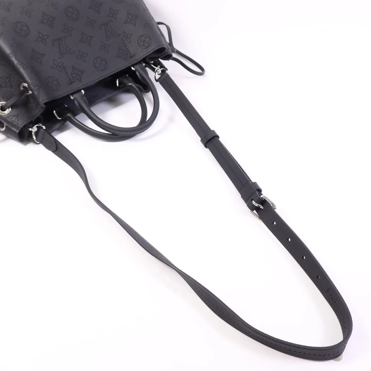 LOUIS VUITTON Bella M59200 2-Way Bag Leather 黑色 / Black Leather Rank A - Thumbnail 9
