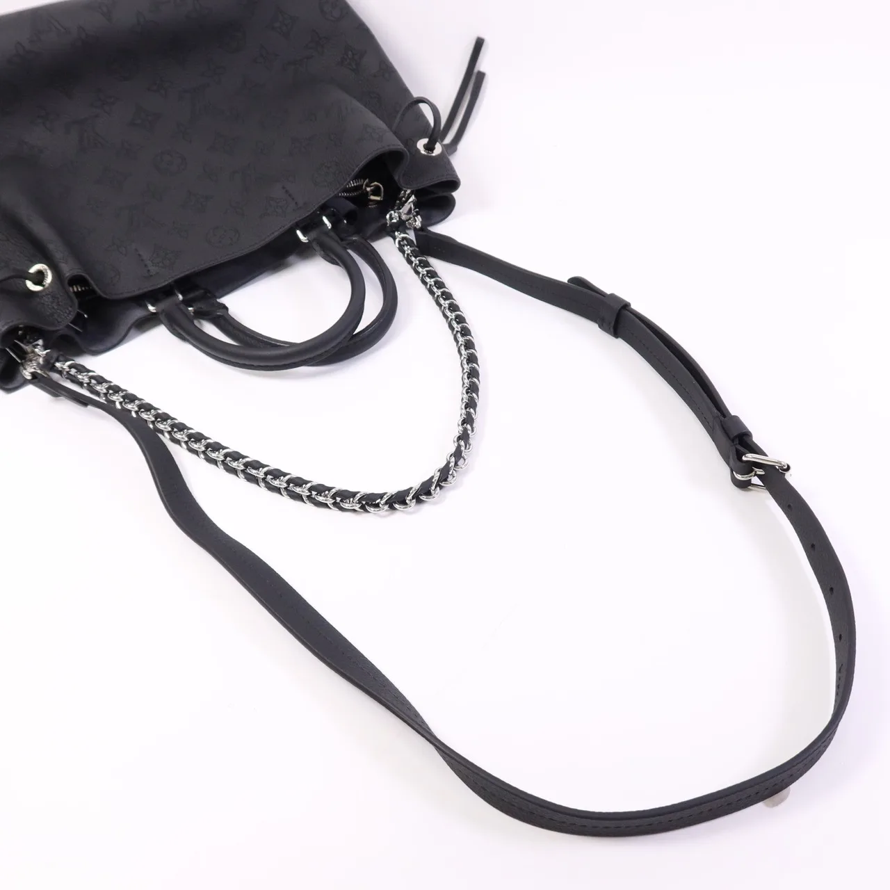 LOUIS VUITTON Bella M59200 2-Way Bag Leather 黑色 / Black Leather Rank A - Thumbnail 14