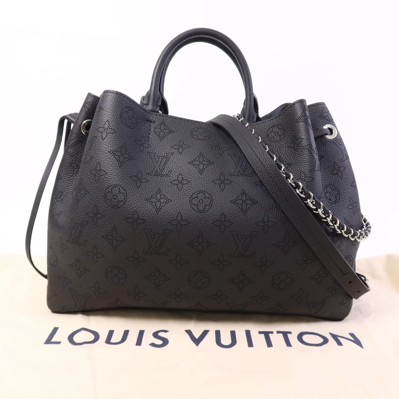 LOUIS VUITTON Bella M59200 2-Way Bag Leather 黑色 / Black Leather Rank A - Thumbnail 15