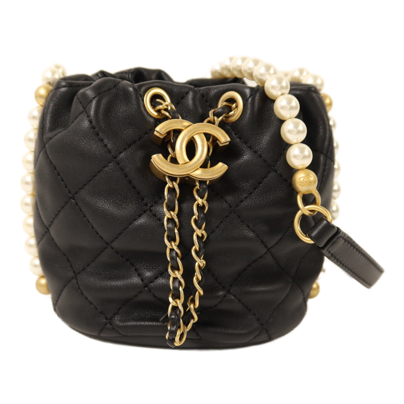 LOUIS VUITTON Bucket Shoulder Bag Calfskin