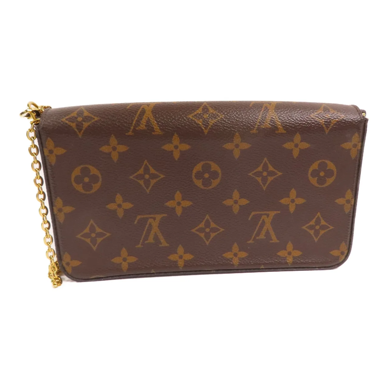 LOUIS VUITTON Felicie M61276 Shoulder Bag Coated Canvas 棕色 / Brown Coated Canvas Rank A - Thumbnail 3