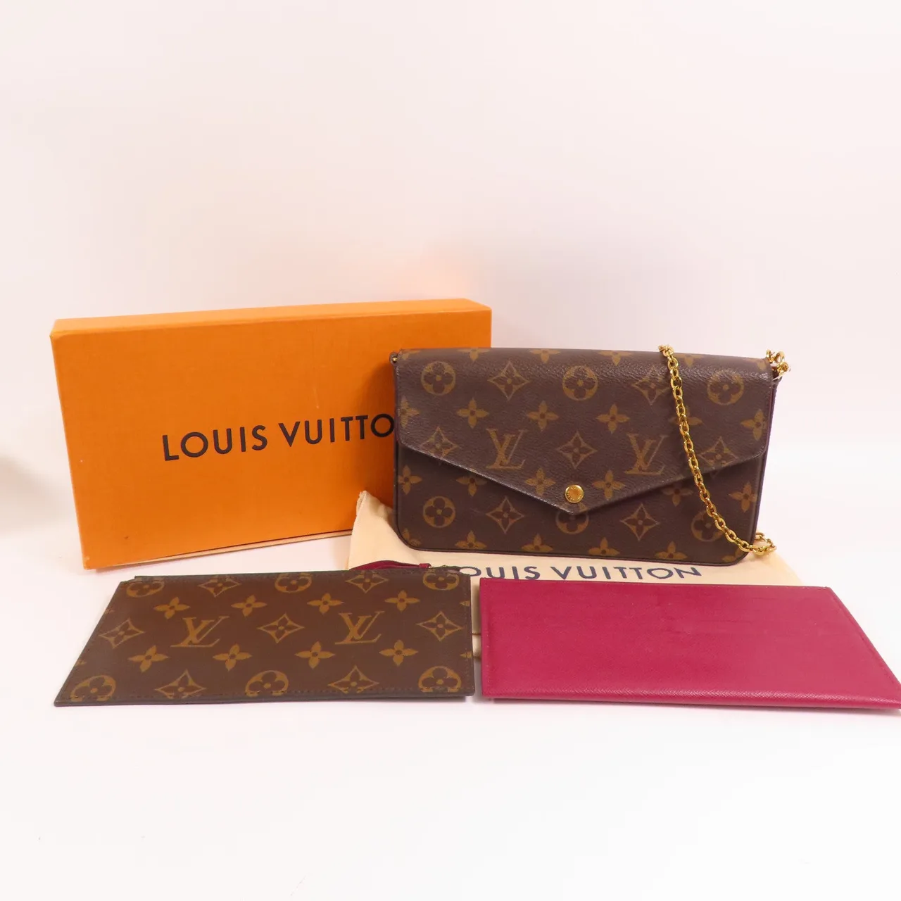 LOUIS VUITTON Felicie M61276 Shoulder Bag Coated Canvas 棕色 / Brown Coated Canvas Rank A - Thumbnail 20