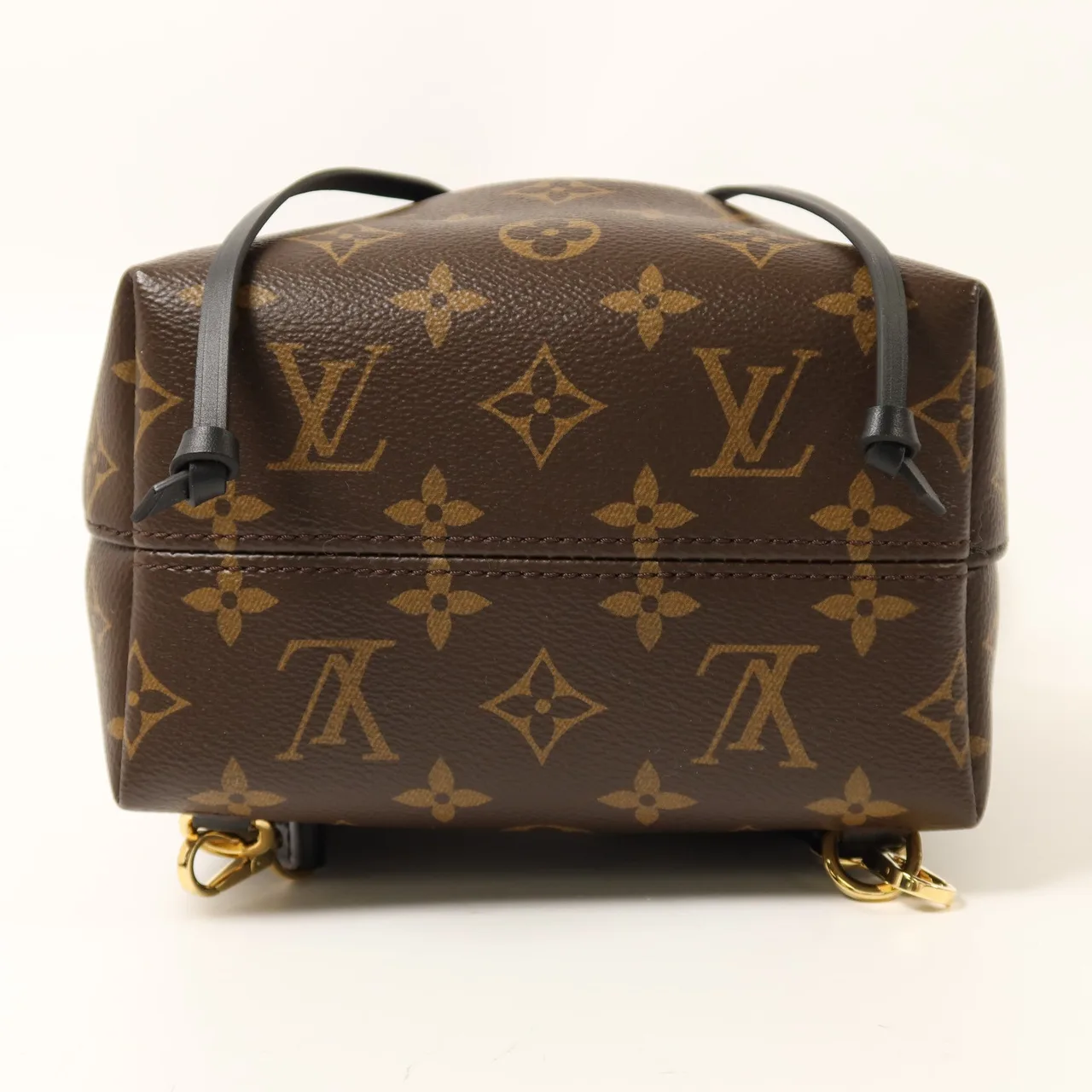 LOUIS VUITTON Montsouris M45516 Backpack Coated Canvas 棕色 / 黑色 Coated Canvas Like New - Thumbnail 4