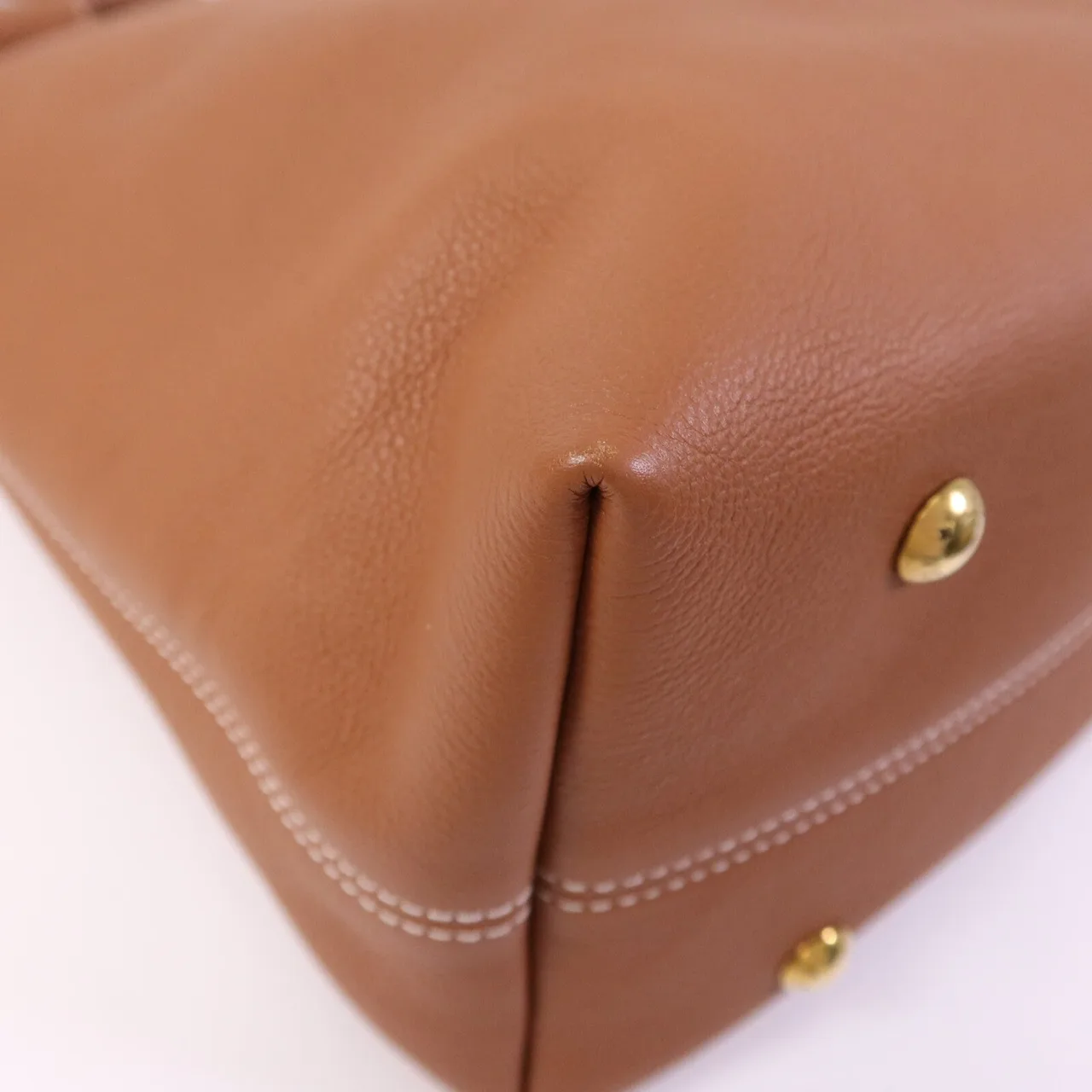 LOUIS VUITTON Low Key Hobo M24974 Shoulder Bag Calfskin 棕色 Calfskin Rank A - Thumbnail 14