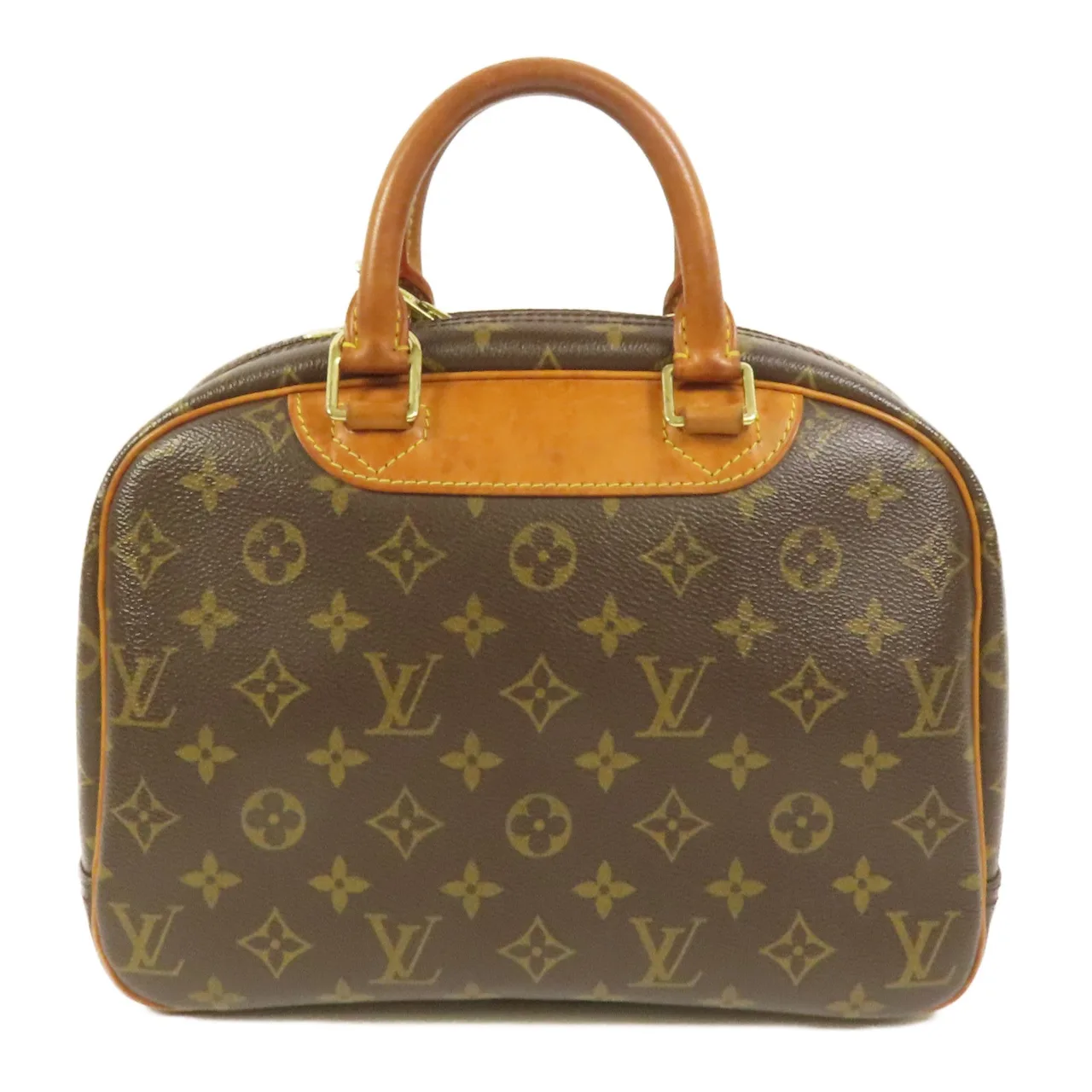 LOUIS VUITTON Deauville M47270 Handbag Coated Canvas 棕色 Coated Canvas Rank B - Thumbnail 2
