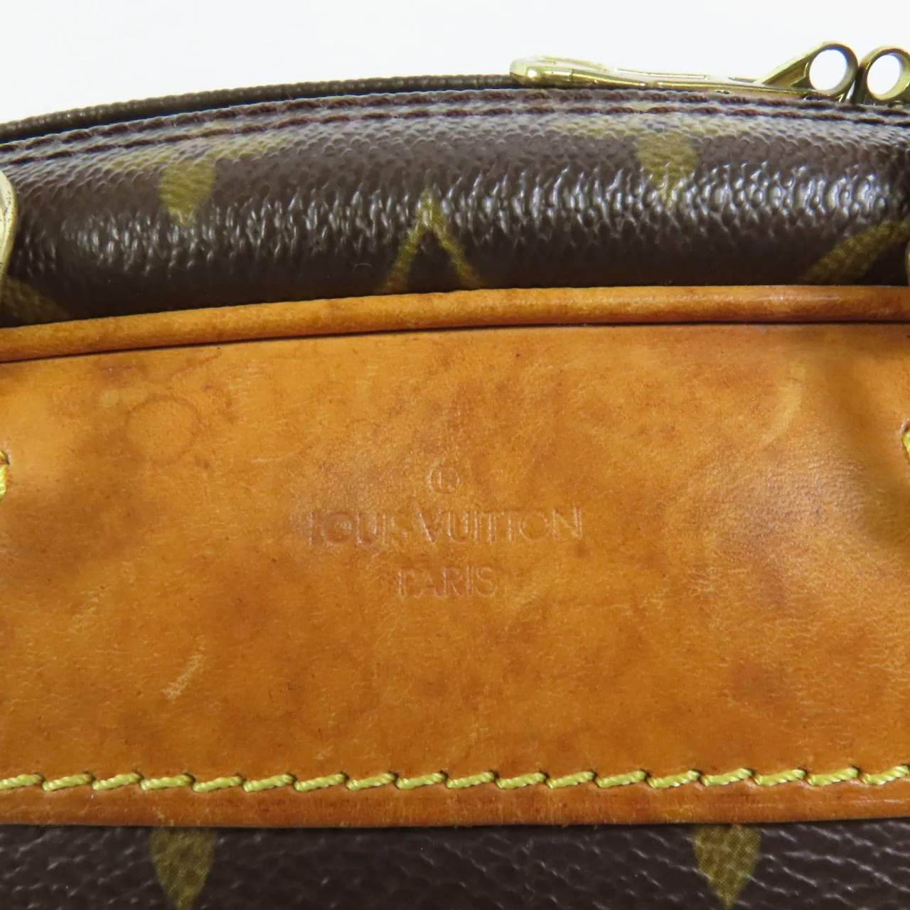 LOUIS VUITTON Deauville M47270 Handbag Coated Canvas 棕色 Coated Canvas Rank B - Thumbnail 7