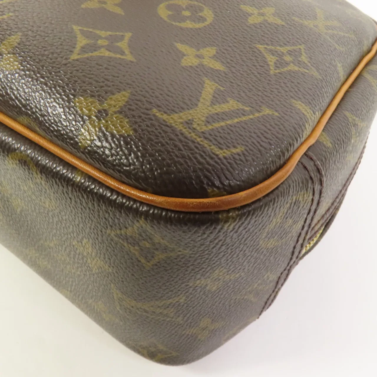 LOUIS VUITTON Deauville M47270 Handbag Coated Canvas 棕色 Coated Canvas Rank B - Thumbnail 12