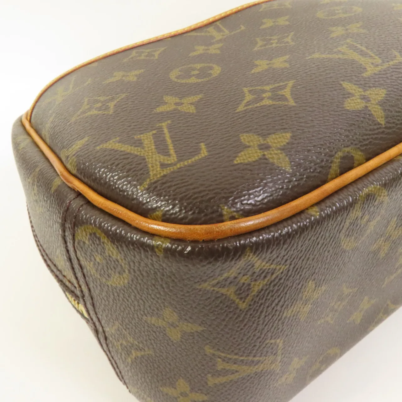 LOUIS VUITTON Deauville M47270 Handbag Coated Canvas 棕色 Coated Canvas Rank B - Thumbnail 14