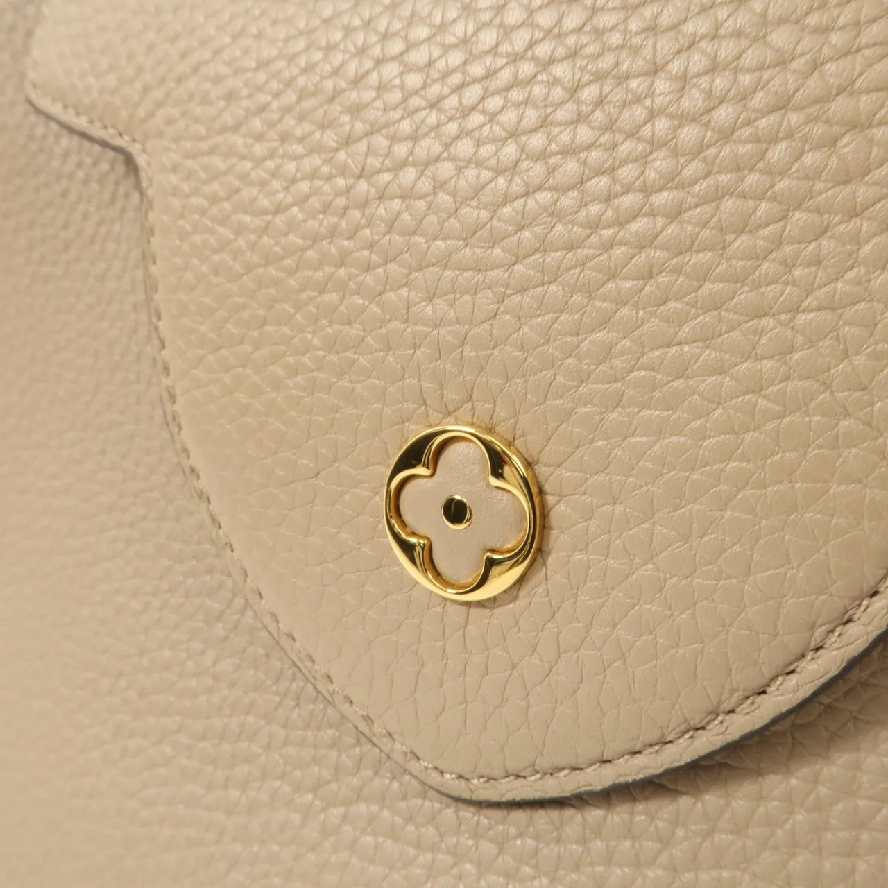 LOUIS VUITTON Capucines M48871 Shoulder Bag Calfskin 米色 / Beige Calfskin Rank B - Thumbnail 9