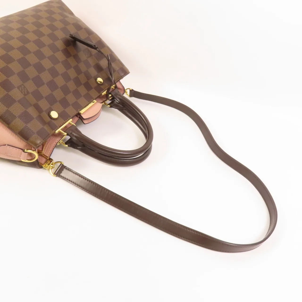 LOUIS VUITTON Brittany N41674 2-Way Bag Coated Canvas 棕色 Coated Canvas Rank A - Thumbnail 6