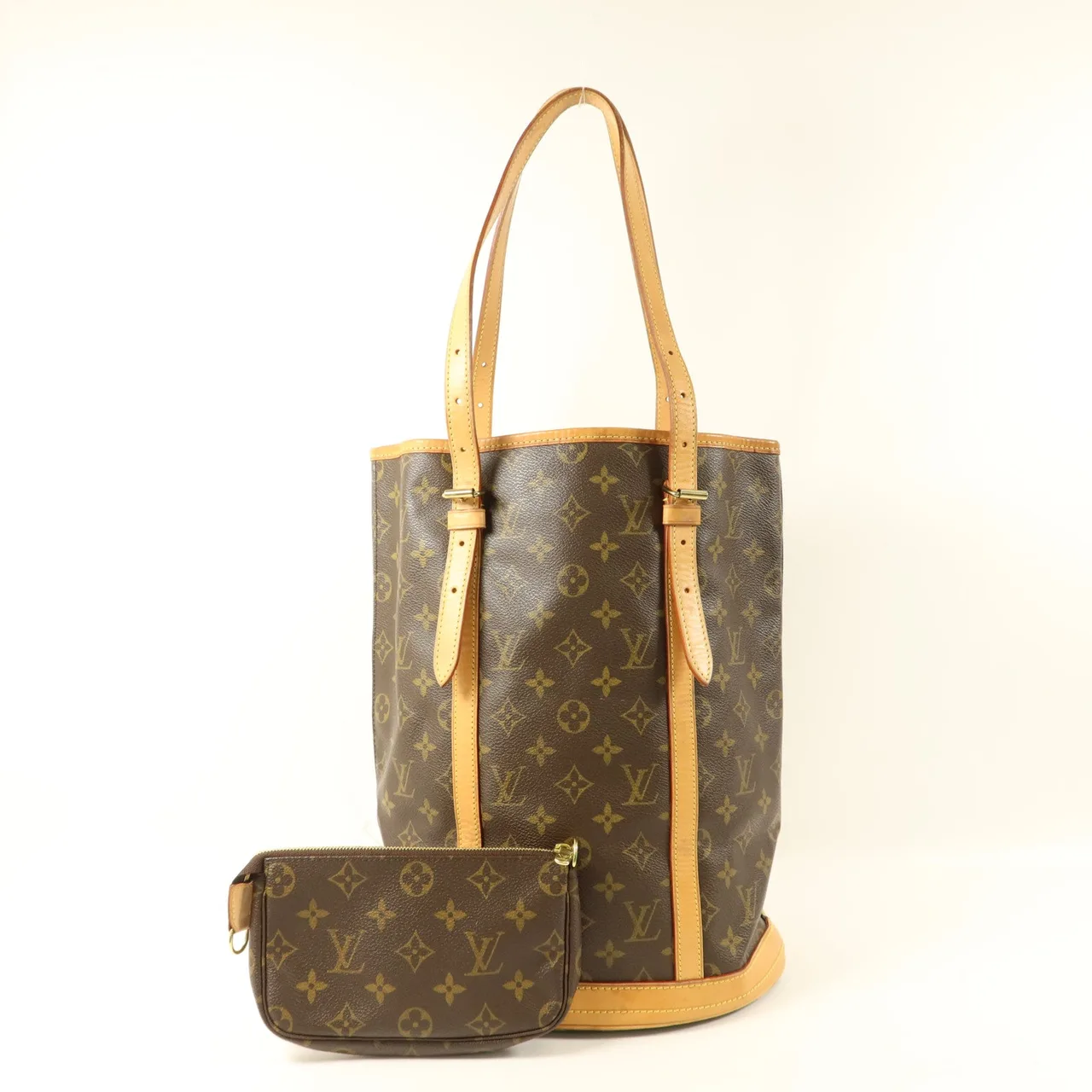 LOUIS VUITTON Bucket M42236 Tote Bag Coated Canvas 棕色 / Brown Coated Canvas Rank B - Thumbnail 10