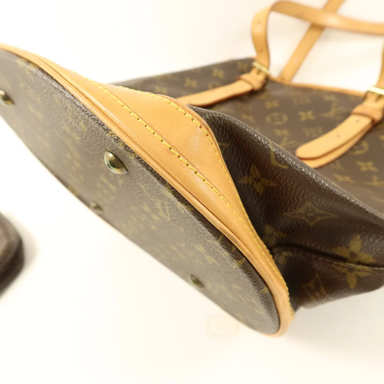 LOUIS VUITTON Bucket M42236 Tote Bag Coated Canvas 棕色 / Brown Coated Canvas Rank B - Thumbnail 13