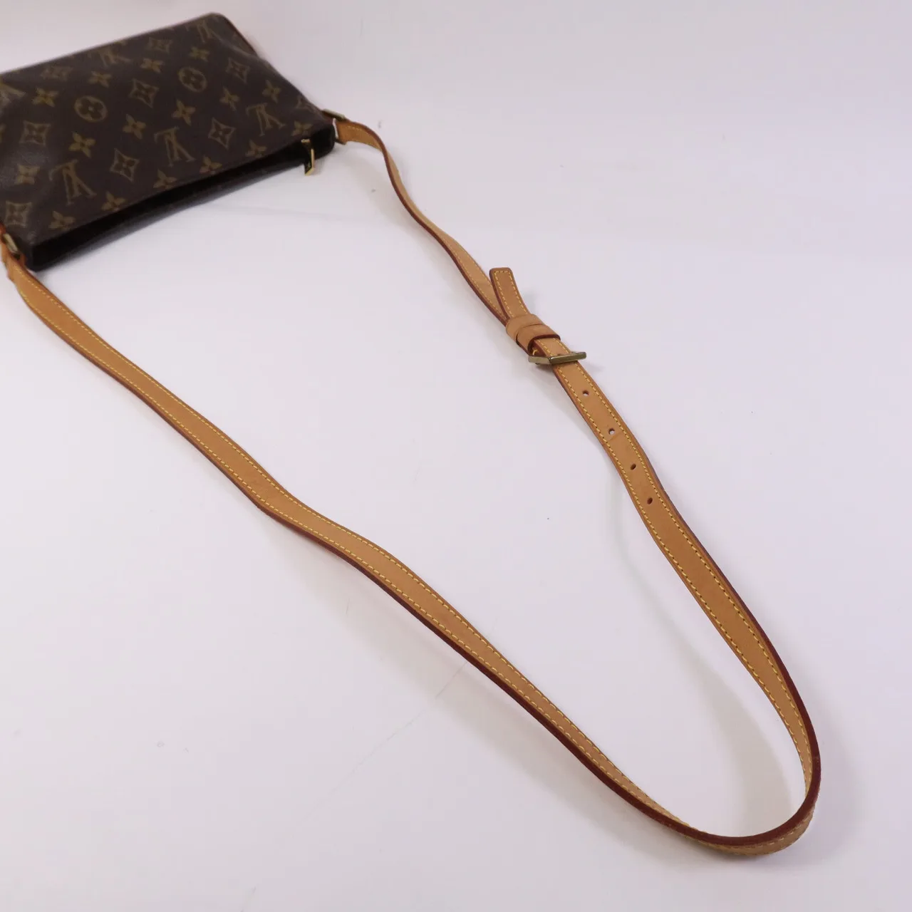 LOUIS VUITTON Trotteur M51240 Shoulder Bag Coated Canvas 棕色 / Brown Coated Canvas Rank B - Thumbnail 10