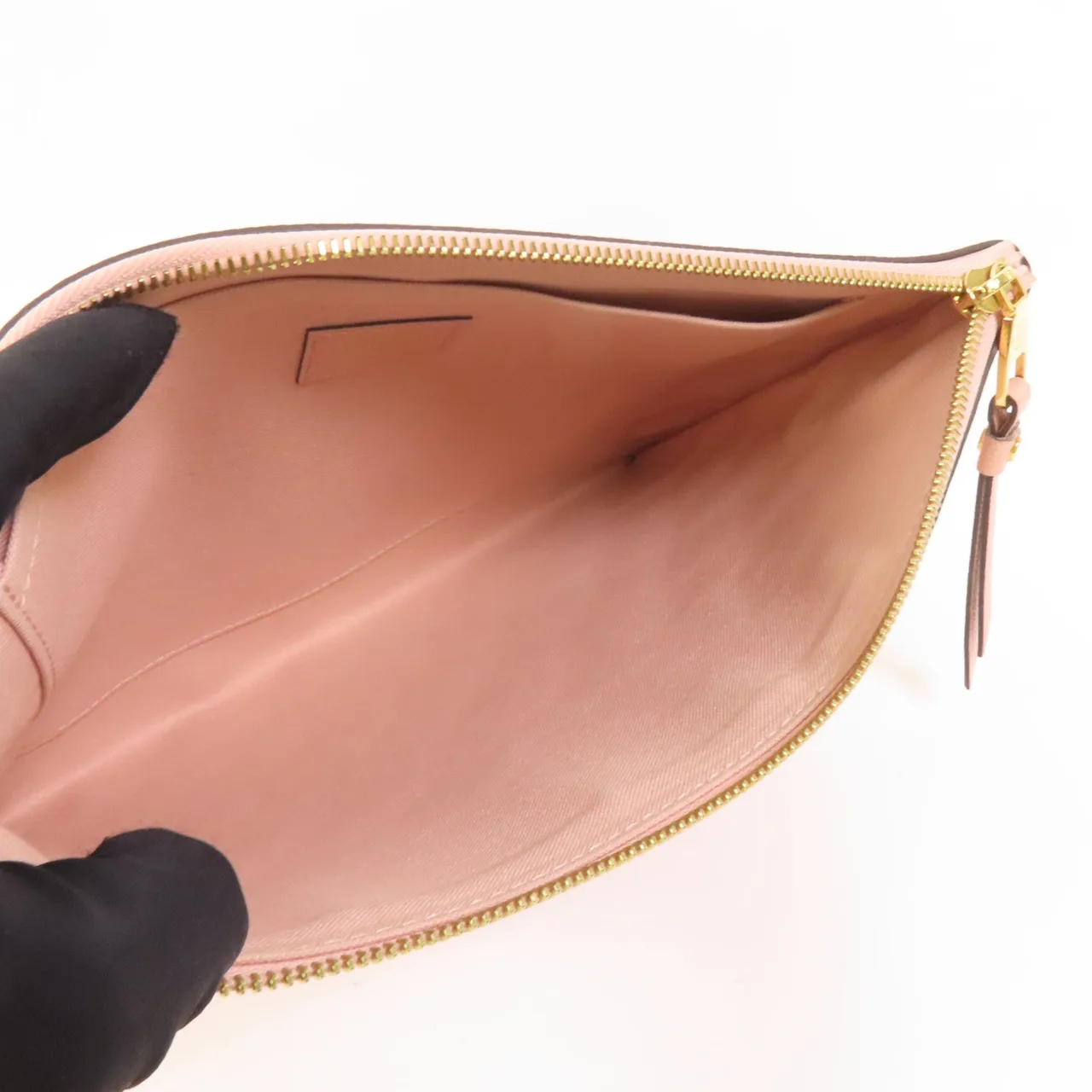 LOUIS VUITTON Daily Pouch M62938 手拿包 牛皮 粉色 / Pink 牛皮 中古品B - 縮圖 9
