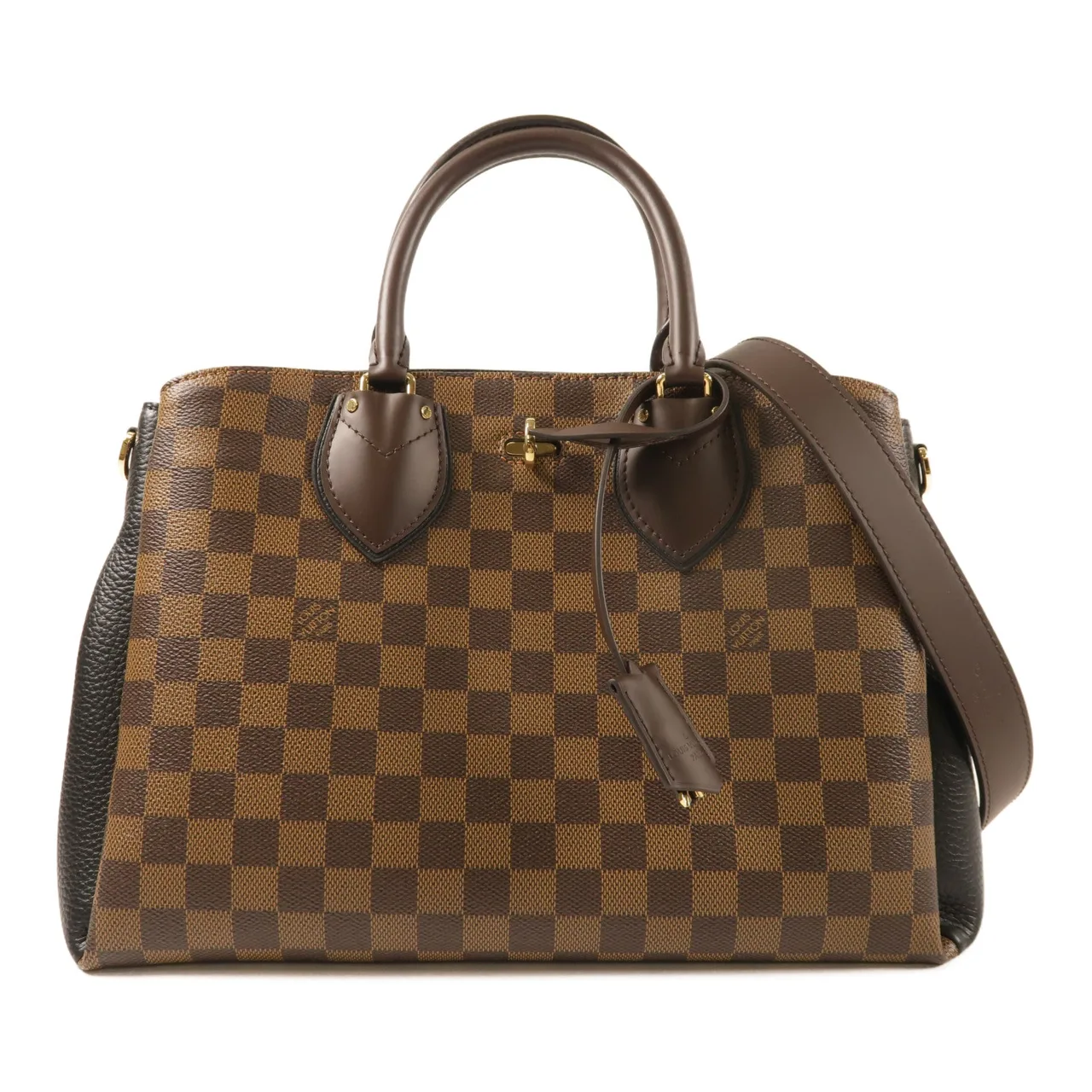 LOUIS VUITTON Normandy N41487 2-Way Bag Coated Canvas 棕色