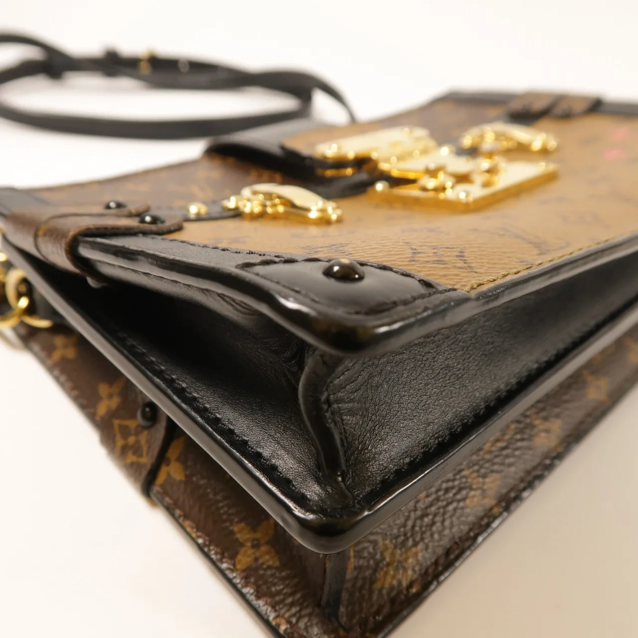 LOUIS VUITTON Trunk M43596 肩背包 塗層帆布 棕色 / Brown 塗層帆布 中古品B - 縮圖 11