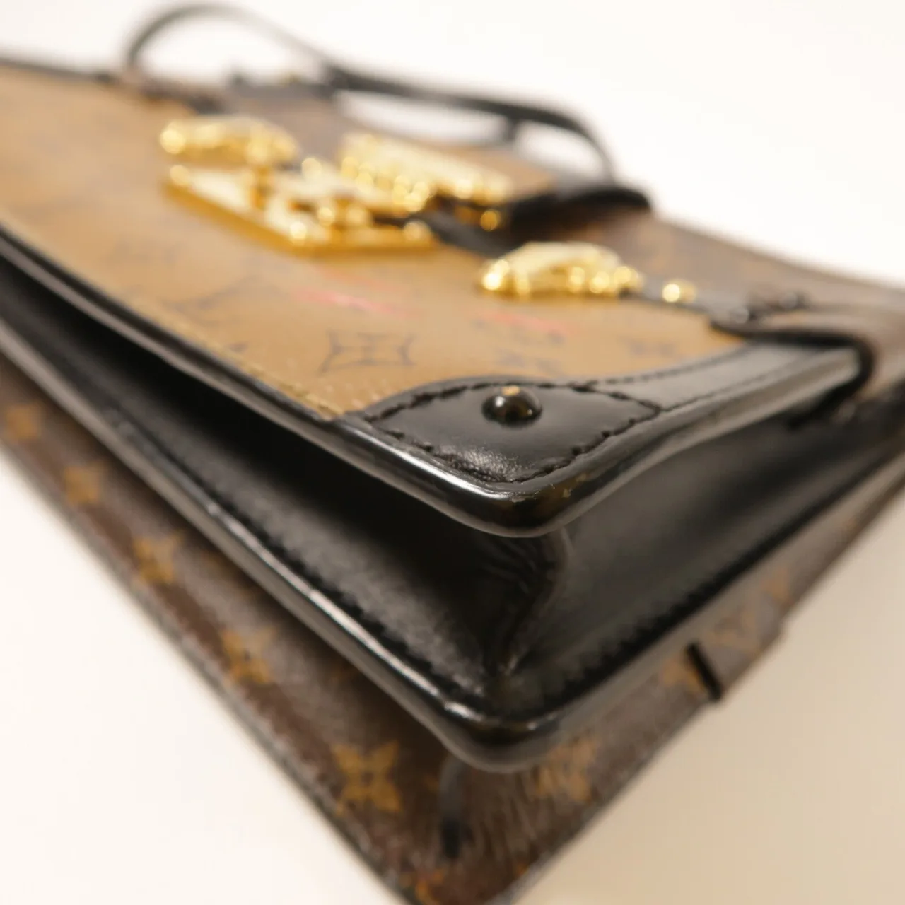 LOUIS VUITTON Trunk M43596 肩背包 塗層帆布 棕色 / Brown 塗層帆布 中古品B - 縮圖 12