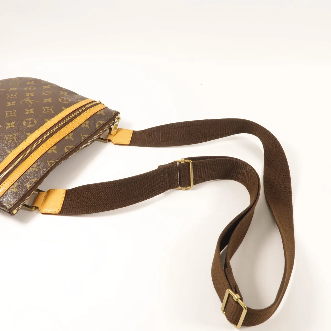 LOUIS VUITTON Pochette Bosphore M40044 Shoulder Bag Coated Canvas 棕色 / Brown Coated Canvas Rank B - Thumbnail 8