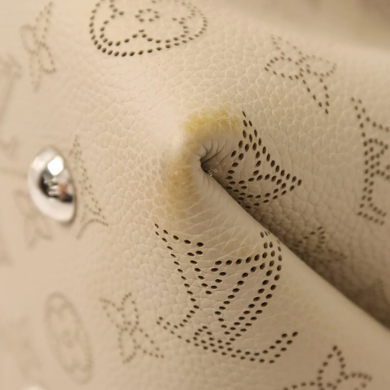 LOUIS VUITTON Bella M57201 肩背包 牛皮 灰色 / Grey 牛皮 中古品B - 縮圖 11