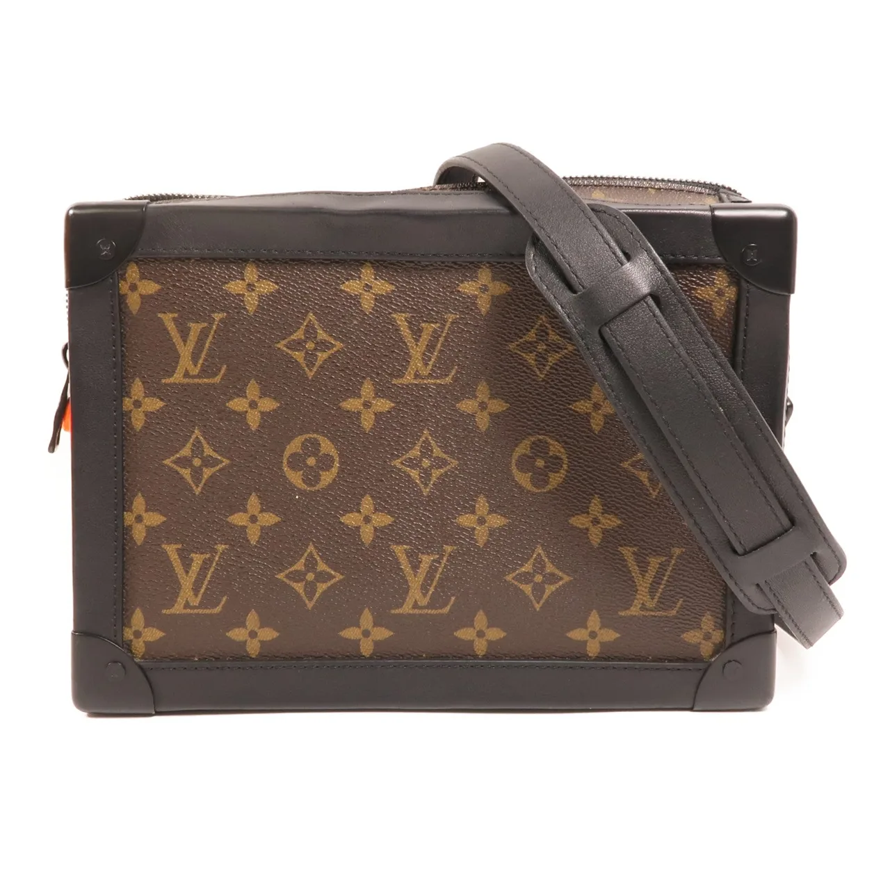 LOUIS VUITTON Soft Trunk M44427 肩背包 塗層帆布 棕色