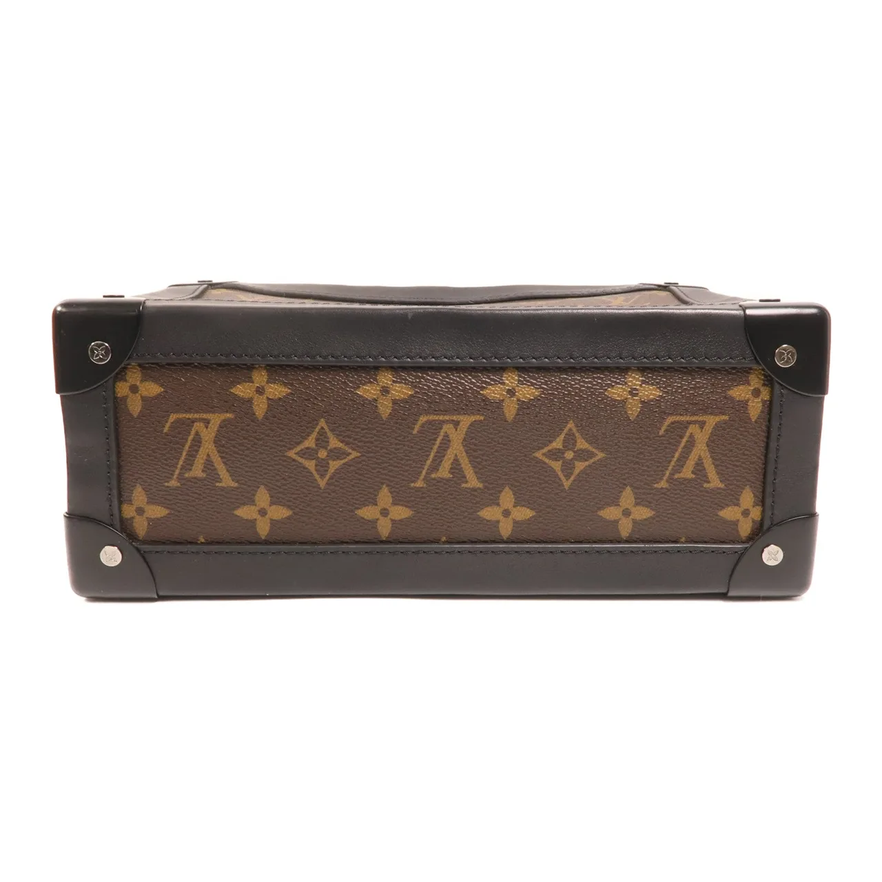 LOUIS VUITTON Soft Trunk M44427 肩背包 塗層帆布 棕色 塗層帆布 中古品B - 縮圖 4