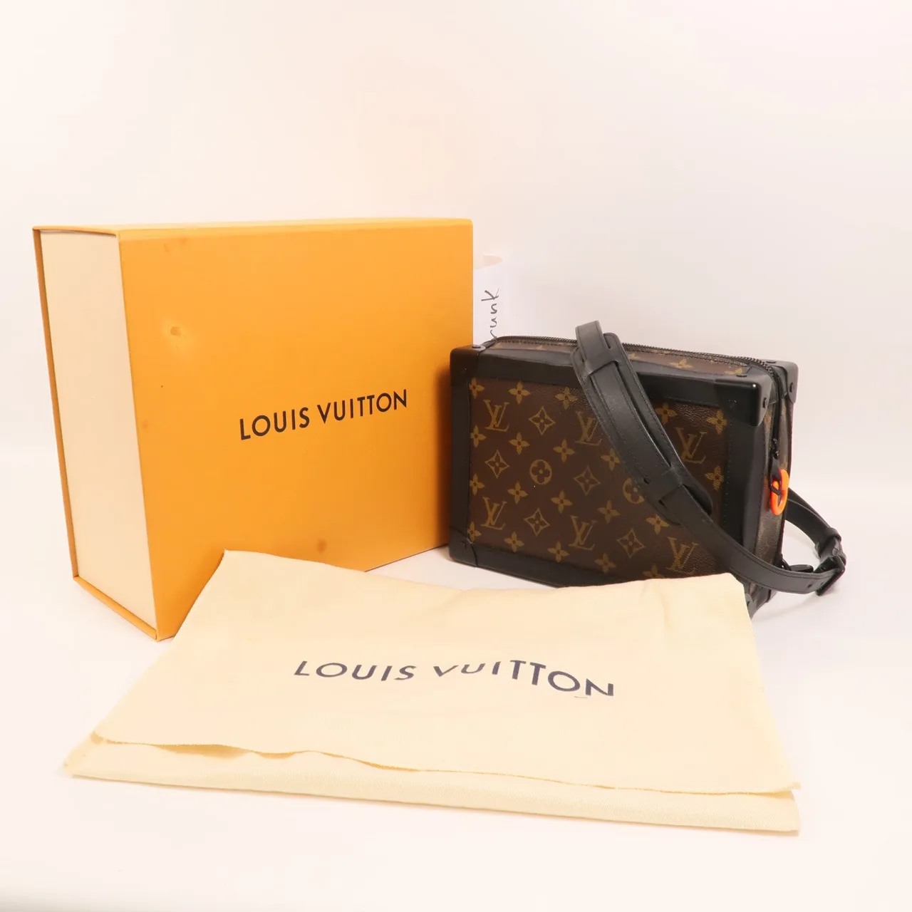 LOUIS VUITTON Soft Trunk M44427 肩背包 塗層帆布 棕色 塗層帆布 中古品B - 縮圖 8