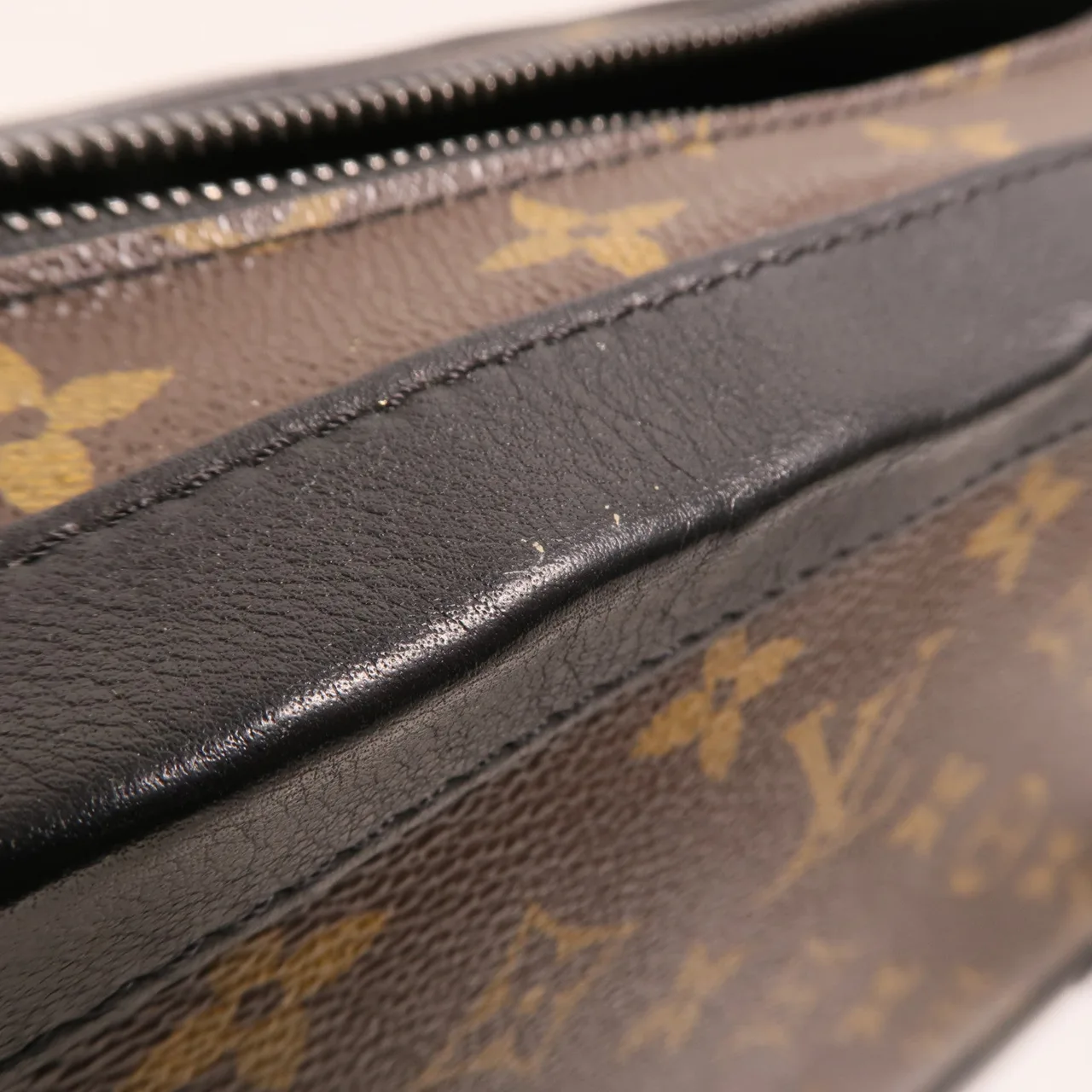 LOUIS VUITTON Soft Trunk M44427 肩背包 塗層帆布 棕色 塗層帆布 中古品B - 縮圖 14