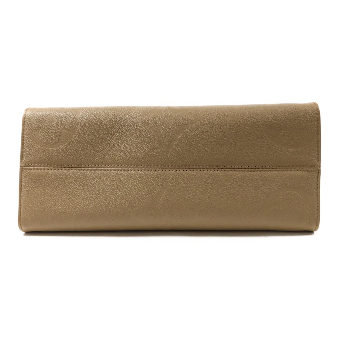 LOUIS VUITTON OnTheGo M45607 2-Way Bag Calfskin 灰色 Calfskin Rank B - Thumbnail 4